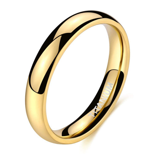 Somen Gold Rings For Women 4mm 2019 Blue Wedding Rings Ladies signet Finger Titanium Rings Size 5-12 Wholesale Dropshiping