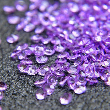 Load image into Gallery viewer, 1000Pcs/lot 4.5mm Wedding Party Decoration Tiny Diamond Confetti Acrylic Crystals Confetti DIY Crafts Embellishments