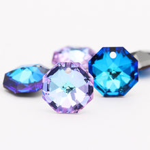 Load image into Gallery viewer, Jewelry accessories K9 Glass Rhinestones Pendant Necklace Clear Crystal Pendant lights Shining Tiny Diamond Pendant DIY Earring