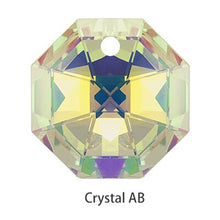 Load image into Gallery viewer, Jewelry accessories K9 Glass Rhinestones Pendant Necklace Clear Crystal Pendant lights Shining Tiny Diamond Pendant DIY Earring