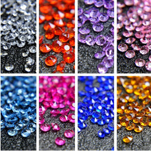 Load image into Gallery viewer, 1000pcs 4.5mm Tiny Diamond Confetti Acrylic Crystals Confetti Wedding Decoration Party DIY Decorations Crafts Embellishments