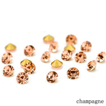 Load image into Gallery viewer, confetti Tiny 2.5mm Crystals Scatter Acrylic Diamonds beads for Gift Craft Birthday Wedding Party baby shower table favor DIY Wh