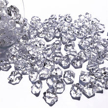 Load image into Gallery viewer, 150pcs 11*14MM Tiny Diamond Confetti Acrylic Crystals Confetti Wedding Party Decoration DIY Crafts Embellishments
