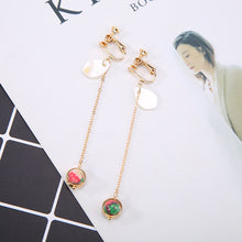 Load image into Gallery viewer, Opened Circle Ear Cuff Clips Women Big Arc Pendant Long Clip on Earrings for Women Girls Cartilage Jewelry non Without Pierced