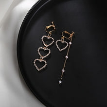 Load image into Gallery viewer, Opened Circle Ear Cuff Clips Women Big Arc Pendant Long Clip on Earrings for Women Girls Cartilage Jewelry non Without Pierced